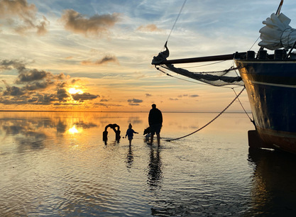 Poolster drooggevallen zonsondergang.JPG