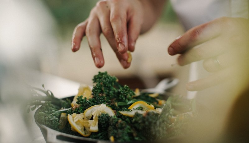 Voorbeeld secties - Teambuilding in de keuken arrangement