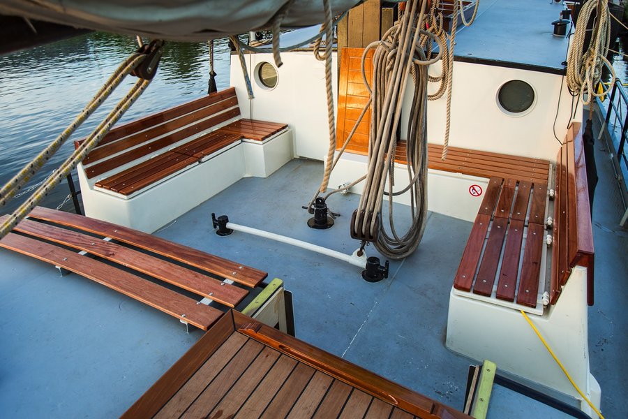 Schiffe - Leben an Bord eines Plattbodenschiffs