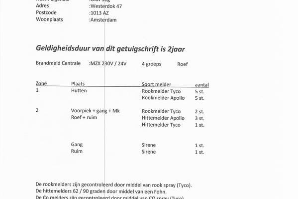 Maxima - Zertifikat Brandmeldesystem