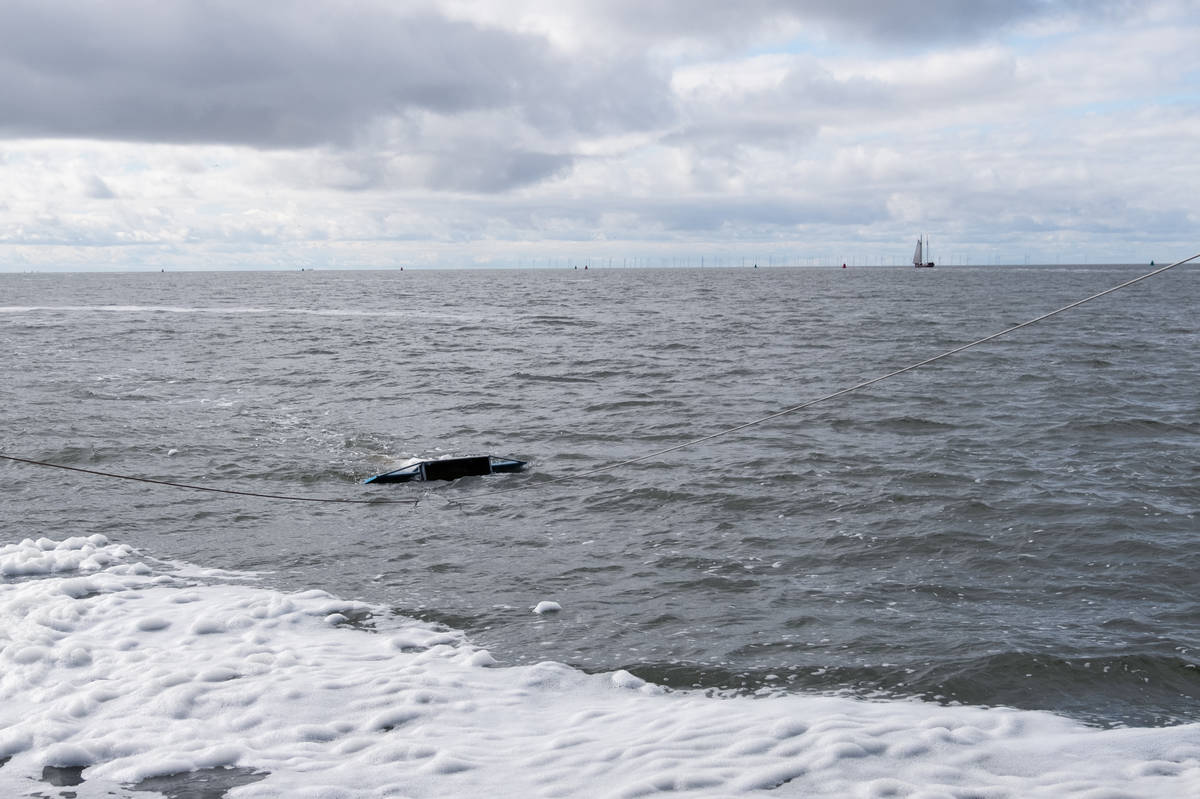 Manta-Schleppnetz zum Auffangen von Plastik im Meer