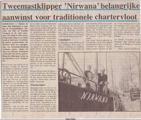 Irene Toxopeus (Nirwana) - Von Familienschiffen zum eigenen Kurs