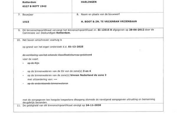 Lauwerszee - CBB Algemeines Sicherheitszertifikat