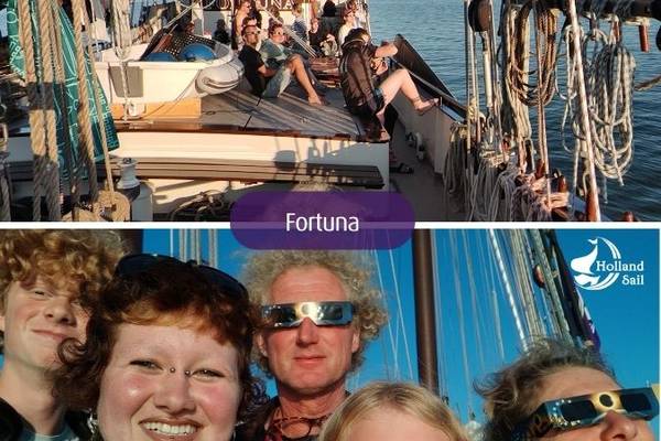 Segelblog - Sonnenfinsternis auf dem Wasser in Holland